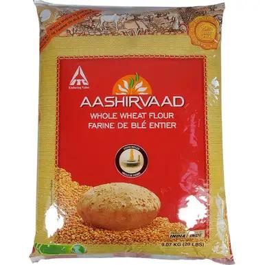 Aashirvaad Whole Wheat Flour (Atta), 20 lb