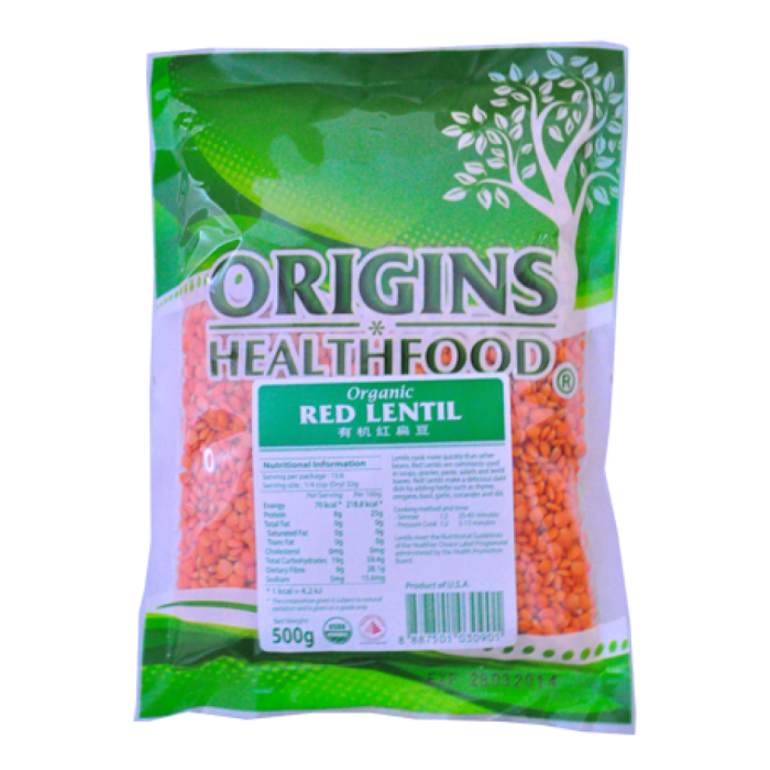 Red Lentils, Stone-Cleaned 1.1 lb